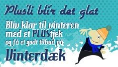 Plus'li bli'r det glat